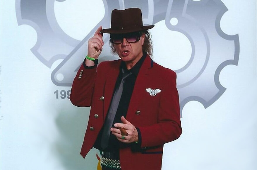 Karsten Bald als Udo Lindenberg Doppelgänger bei einem Firmenevent 2019